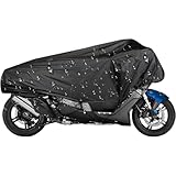 210D half motorbike cover Compatible with Yamaha YZF 600R Thundercat,outdoor waterproof, dust and sun travel cover(Black)