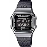 Casio Men's Digital Quartz Watch with Stainless Steel Strap ABL-100WEGG-1BEF