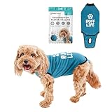 BellyGuard - Dog Recovery Suit, Post Surgery Dog Onesie for Male and Female Dogs, Comfortable Cone Alternative for Large and Small Dogs, Soft Cotton Covers Wound, Stitches. Patented Easy Potty System.