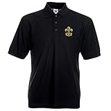 Pineapple Joe's King's Regiment Embroidered Polo - Black - Large