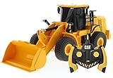 Carrera RC 37023003 Diecast Masters CAT 950M Wheel Loader (2.4 GHz Radio Control), yellow