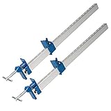 Silverline 2 x Aluminium U Section Sash Clamps Cramps 24" 600mm VC62