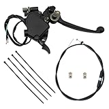 YGQ 7/8" 22mm Thumb Throttle Cable with Dual Brake Lever Assembly for 50cc 90cc 150cc 250cc ATV Quad Roketa Taotao Sunl Kazuma Go Kart