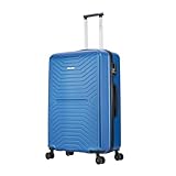 FLYMAX 29" Large Suitcase 4 Wheel Lightweight Luggage Hard Shell Travel Case Hold Check in Fits 23kg - 27kg + 3 Digit Lock Suitcase Large + Telescopic Handle 100 Litre Capacity