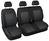 DKMOTO DK85AP3 Tailored Van Seat Covers for Vauxhall Vivaro , Nissan Primastar , Renault Trafic 2001 - 2014