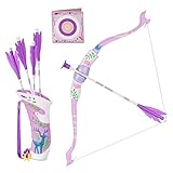 Disney Store Official Rapunzel Bow and Arrow Set, Tangled, Princess Kids Activity Toy Includes Bow, Quiver and Five Suction Tipped Arrows
