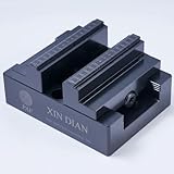 H90-10-100L Self-Centering CNC Vise, 10-100mm (0.39-3.94") Jaw Opening, 70Nm Torque, ±0.03mm Precision, 4CR13H Steel, EROWA/3R Compatible