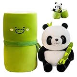 ZCHBFBM Panda Plush Toy, Panda Stuffed Animals, Soft Cuddly Plush Doll, Cute Mommy and Baby, Stuffed Plush Teddy, Hugging Pillow Cushion, Children Gift for Kids Birthday, 25 cm
