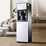 IQOAIJ Freestanding Mains Fed Unit Floor-Loading Standing Water Cooler Hot & Cold Water Cooler Perfect For Home Office School,01,105cmx31cm