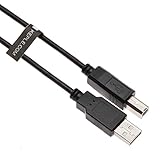 USB B Cable for DJ Midi Controllers, keyboards, samplers, effect pads, Syntesizers Numark, Pioneer, Native Instruments, Traktor, Denon, Akai to MacBook Dell HP 1m