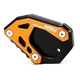 Motorcycle Side Stand Fit For KTM 890 Adventure | 890 Adventure R 2020 2021 2022 2023 Stand Plate Fits Kickstand Side Stand KTM 890 Accessories Orange - Black