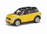 siku 1454, MINI Countryman, Metal,Plastic, Yellow,Black, Opening doors