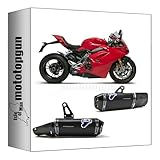 termignoni exhaust open titanium black racing compatible with ducati panigale v4 r 2018 2019 2020 2021 mototopgun