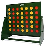 Big Game Hunters Wooden Maxi 4 in a Row - Giant Garden Game - Large Hand-Painted Jumbo Connect 4 Green Frame - 61.5cm x 58.5cm - Outdoor Fun for Kids & Adults - Connect Four - Outdoor Toys