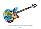 George Morgan Illustration Paul Weller's Rickenbacker 330 WHAAM! guitar ART POSTER A3 size