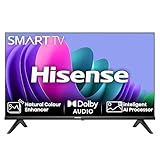 Hisense 32 Inch Smart TV 32E4NTUK - HD Resolution, Natural Colour Enhancer, DTS Virtual:X & Dolby Audio, AI Sports Mode, VIDAA OS with Youtube, Netflix and Disney+ and Freeview Play (2024 Model)