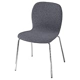 Ikea KARLPETTER chair, Gunnared medium grey/Sefast chrome-plated