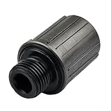 Niceminiwall Steel Cassette Hub Body for QUANDO For NovaTec Fastace 8-11 Speed Mountain For Bike Components with Washer Compatible with Freewheel Systems(8-10s black loose beads)