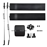 Side Sliding Window Glass Latch Cover Set Compatible With VW Transporter Multivan Caravelle T5 T6, Side Sliding Window Repair Kit 7H0847788A 7H0847781B