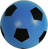 Size 4 Football | Sponge Foam Soccer | Outdoor Games for Kids | Indoor Football, Adults’ Garden, and Beach Games for Families | Toddlers | 17.5cm (Blue)
