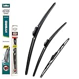 Heyner Germany Aero Full Set Hybrid Windscreen Wiper Blades Front Rear Fits Mazda CX-5 2017-onwards 24"18"14"TLC HH2418TLC14HRC