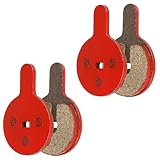 2 Pairs Sintered Metal Scooter Brake Pads -Brake Linings for Kugoo G2 Pro| Durable Electric Scooter Replacement Brake Pads | Bike & Bicycle Disc Brake Pads Compatible