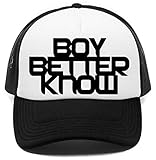 Vendax Boy Better Know - Chest Placement Baseball Rapper Cap Black