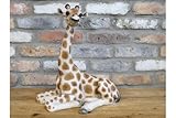 Annibells Large Lying Giraffe Garden Statue Decorative Indoor/Outdoor Ornament