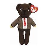 TY Mr. Bean Teddy Bear in Shirt & Tie – Iconic Soft Plush Toy from the Classic TV Show – Collectible Stuffed Plushie for Kids & Fans – Cuddly Soft Toy Gift for Boys & Girls