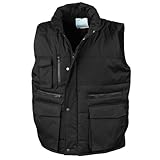 Result Mens Lance Bodywarmer / Gilet (Windproof & Showerproof) (L) (Black)