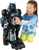 Fisher-Price Imaginext DC Super Friends Bat-Tech Batbot, transforming 2-in-1 Batman robot and playset with lights and sounds for kids ages 3-8, HBV67