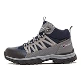 Berghaus Kids’ Explorer Mid Hiking Boot with High Traction Sole, Waterproof, Breathable, Lightweight, Durable, Vegan Friendly (Navy, UK Footwear Size System, Big Kid, Numeric, Medium, 3)