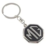 XVBFSC Car Keyring for MG TF 135 TF 120 TF 115 TF 160, Car Keychain Replacement Key Fob Accessories Key Ring for Men Women Family Present,Silver