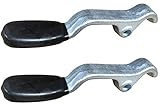 x2 Horse Trailer Ramp Handles, Fits Ifor Williams Trailers, Cast, Fastener Closure