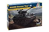 Carson ITA6529 1/35 M4A3E8 Sherman Fury Tank Model kit, United States Armies, Mittel