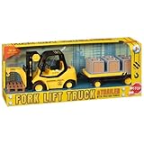 Fork Lift Truck & Trailer – Large 45.5cm Construction Vehicle with Lights & Sounds, Durable Design