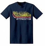 Mad Max MFP Interceptor Car Logo Awesome New T Shirt (L) Blue