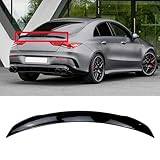 ZXBL Car Rear Spoilers Wings for Mercedes Benz CLA-Klasse W118 C118 CLA 180 CLA 200 CLA 260 2020,Rear Trunk Lip Spoilers Roof Tail Window Wing Antiscratch Auto Modified Styling Accessories