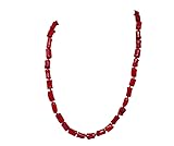 Treasure Bay FAB Natural Red Coral Necklace for Women - Presented in a beautiful jewellery Gift Box