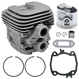 Hoypeyfiy 4238 020 1202 50 MM Cylinder Piston Gasket Kit with Rod Bearings, Replacement for Stihl TS410 TS420 TS 410 TS 420 Cut-Off Saw, Replaces 4238-020-1205