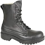 Grafters M9666A Unisex Leather Assault Boots Black