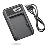 Battery Charger for Panasonic Lumix DMC-G1, DMC-G2, DMC-G10, DMC-GF1, DMC-GH1 Camera - Replacement for Charger DE-A49, DE-A49B, DE-A49BA, DE-A49CB for DMW-BLB13, DMW-BLB13E, DMW-BLB13E9 Battery