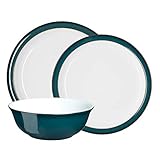 Denby GRE-12PC Greenwich 12 pc Set Dinnerware, Stoneware, Emerald Green