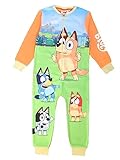 Bluey Boys Girls Kids Onesie, Sleepsuit, All in One Pyjamas, Apricot, Age 2-3 Years