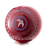 Drakes Pride Professional bowls - Red / Maroon, Gripped, Size 3, Heavy