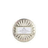 Voluspa Mini Candle in Star Embossed Tin - Blond Tabac