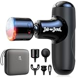 Mini Massage Gun with Heat and Cold Therapy, Bob and Brad Q2 Pro Pocket-Sized Deep Tissue Muscle Massage Gun with Carry Case, Ultra Quiet Portable Percussion Massager for Pain Relief Recovery