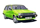 Austin Mini Metro Mk1 Greeting Card A5 Size