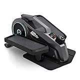 Bluefin Fitness Curv Mini | Seated Under Desk Elliptical Trainer | Pedal Exerciser Machine | Adjustable Resistance | Quiet Flywheel Motor | LCD Screen | Bluetooth
