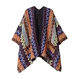 Lace Shawl for Women Ponchos For Women Shawl Wrap Fall Clothes Open Front Boho Buffalo Cardigan Oversized Plaid Cape Sweater Tassel Tapestry Coats for Women (Yellow, One Size)